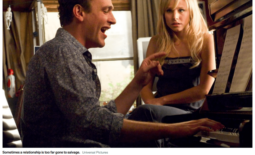 Your relationship is basically over